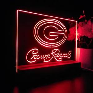 Green Bay Packers Crown Royal LED Desk Light