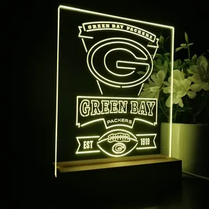 Green Bay Packers EST 1919 LED Desk Light