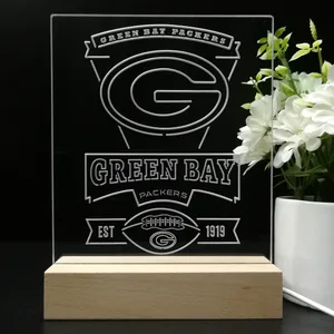 Green Bay Packers EST 1919 LED Desk Light