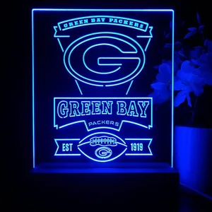 Green Bay Packers EST 1919 LED Desk Light