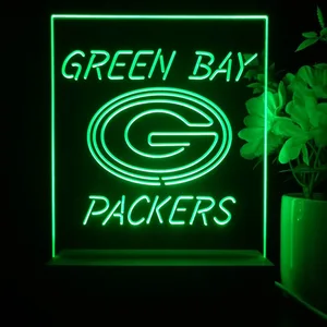 Green Bay Packers Logo 1 LED Desk Light