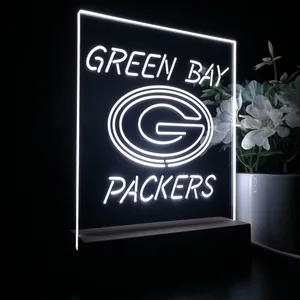 Green Bay Packers Logo 1 LED Desk Light