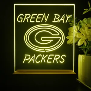 Green Bay Packers Logo 1 LED Desk Light