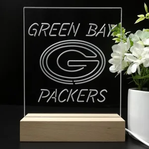 Green Bay Packers Logo 1 LED Desk Light