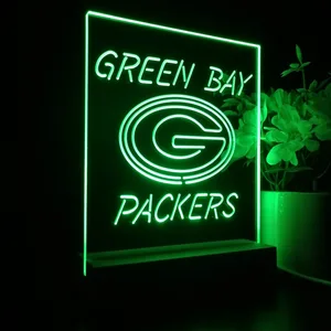 Green Bay Packers Logo 1 LED Desk Light