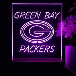 Green Bay Packers Logo 1 LED Desk Light