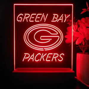 Green Bay Packers Logo 1 LED Desk Light