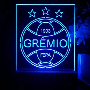 Gremio Foot-Ball Porto Alegrense Logo LED Desk Light