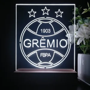 Gremio Foot-Ball Porto Alegrense Logo LED Desk Light