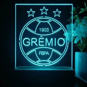 Gremio Foot-Ball Porto Alegrense Logo LED Desk Light