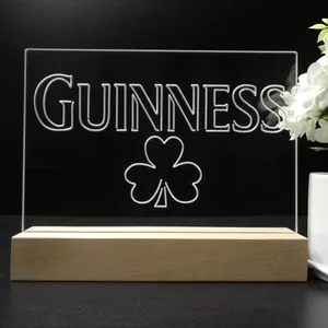 Guiness Shamrock LED Desk Light