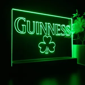 Guiness Shamrock LED Desk Light