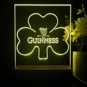 Guinness Clover Leaf LED Desk Light