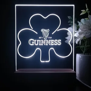 Guinness Clover Leaf LED Desk Light