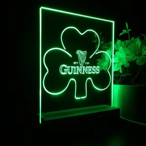 Guinness Clover Leaf LED Desk Light