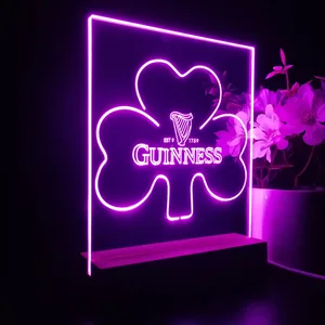 Guinness Clover Leaf LED Desk Light