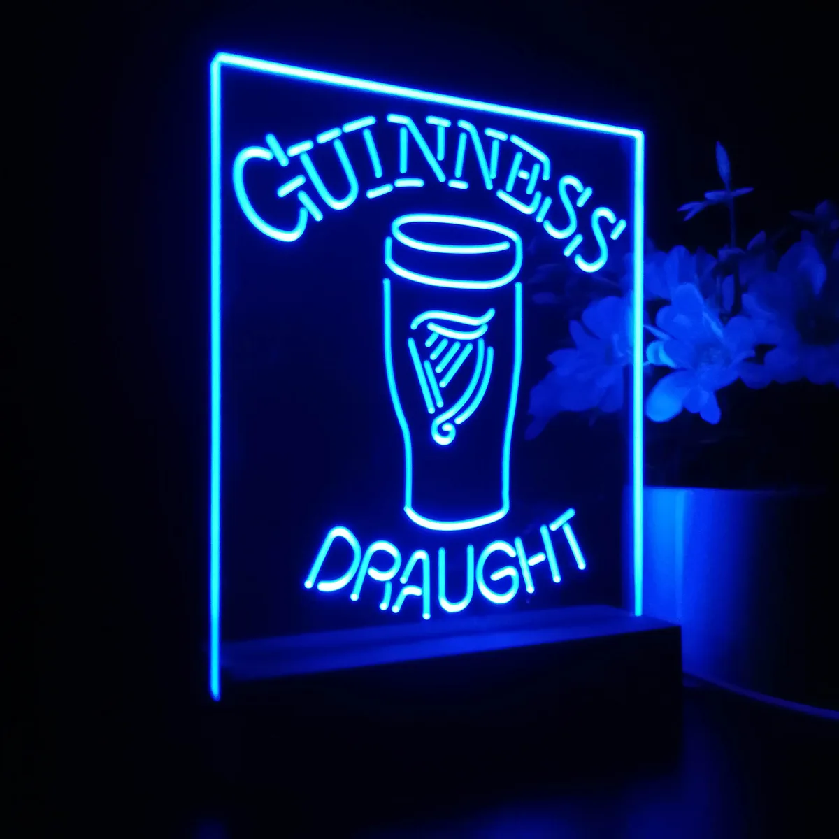 Guinness Draught Glass LED Desk Light