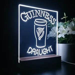 Guinness Draught Glass LED Desk Light