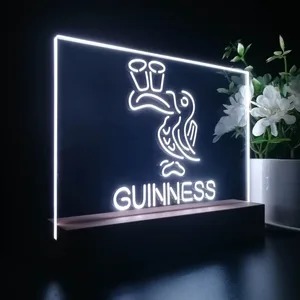 Guinness Toucan Glasses LED Desk Light