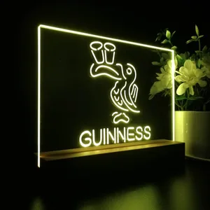 Guinness Toucan Glasses LED Desk Light