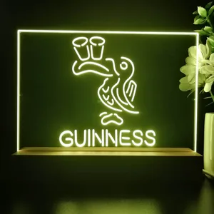 Guinness Toucan Glasses LED Desk Light