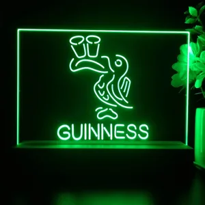 Guinness Toucan Glasses LED Desk Light