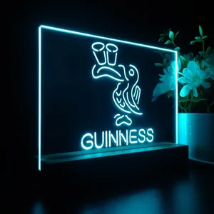Guinness Toucan Glasses LED Desk Light