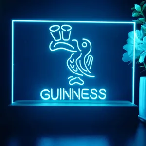 Guinness Toucan Glasses LED Desk Light