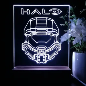 Halo Infinite Master Chief Helmet LED Desk Light