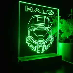 Halo Infinite Master Chief Helmet LED Desk Light