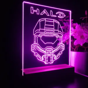 Halo Infinite Master Chief Helmet LED Desk Light