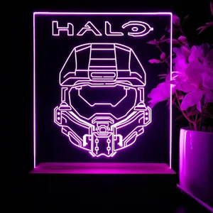 Halo Infinite Master Chief Helmet LED Desk Light