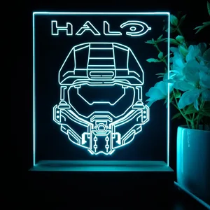 Halo Infinite Master Chief Helmet LED Desk Light