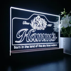 Hamm's 1865 Born in the land of sky blue waters LED Desk Light