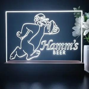 Hamm's Bear Rugby LED Desk Light