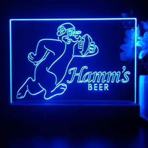 Hamm's Bear Rugby LED Desk Light
