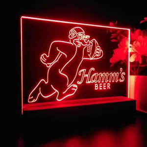 Hamm's Bear Rugby LED Desk Light