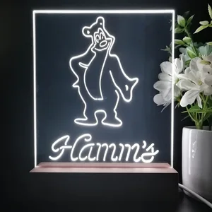 Hamm's Bear Standing LED Desk Light