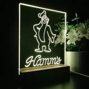 Hamm's Bear Standing LED Desk Light