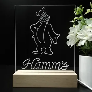 Hamm's Bear Standing LED Desk Light
