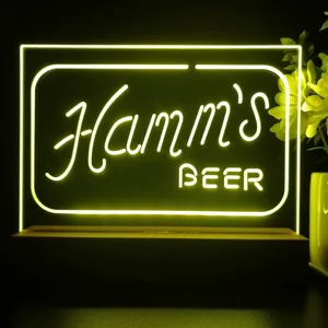 Hamm's Logo LED Desk Light