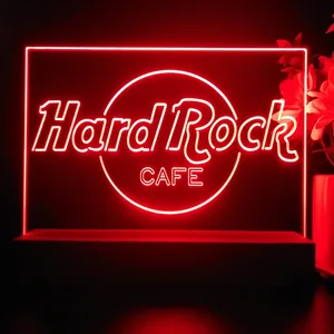 Hard Rock Cafe Logo LED Desk Light