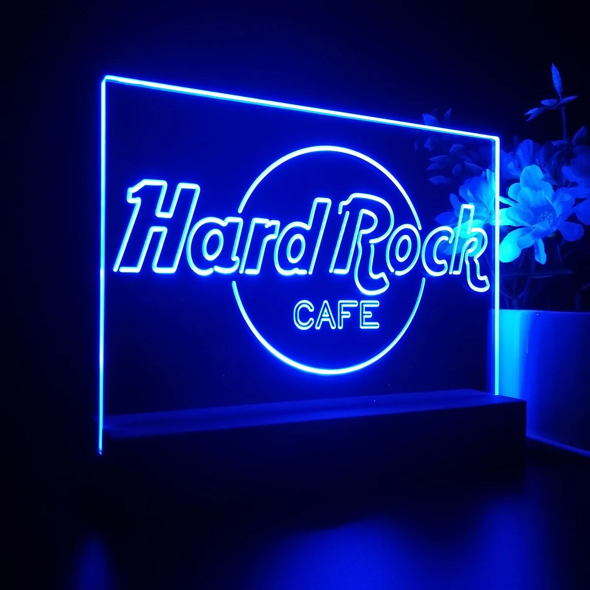 Hard Rock Cafe Logo LED Desk Light