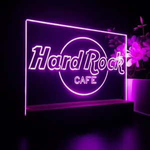 Hard Rock Cafe Logo LED Desk Light