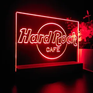 Hard Rock Cafe Logo LED Desk Light