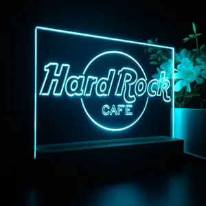 Hard Rock Cafe Logo LED Desk Light