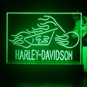 Harley Davidson Fire Bike LED Desk Light