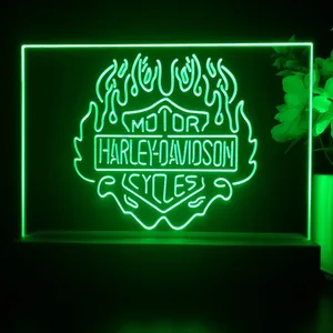 Harley Davidson Fire LED Desk Light
