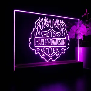 Harley Davidson Fire LED Desk Light