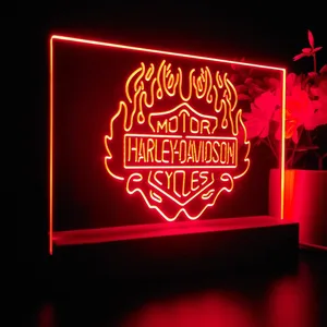 Harley Davidson Fire LED Desk Light